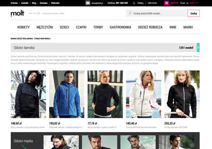 Sklep z odzieżą reklamową