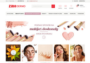 ZIKO Dermo - Program sklepu internetowego