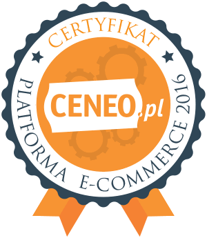 Certyfikat jakości Ceneo dla oprogramowania sklepu internetowego AptusShop