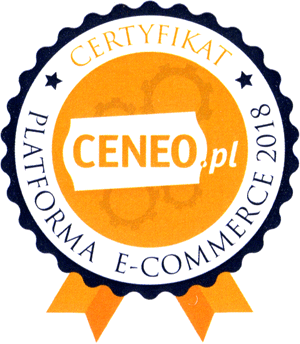 Certyfikat jakości Ceneo dla oprogramowania sklepu internetowego AptusShop