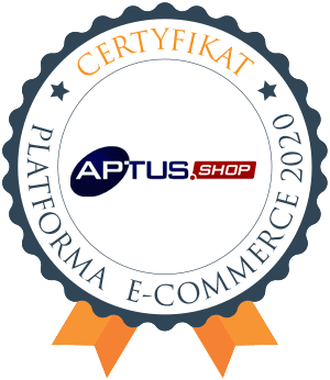 Certyfikat jakości Ceneo dla oprogramowania sklepu internetowego AptusShop
